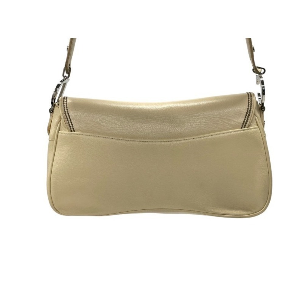 Christian Dior Saddle One Shoulder Hobo Bag Beige Tan logo - Picture 3 of 10